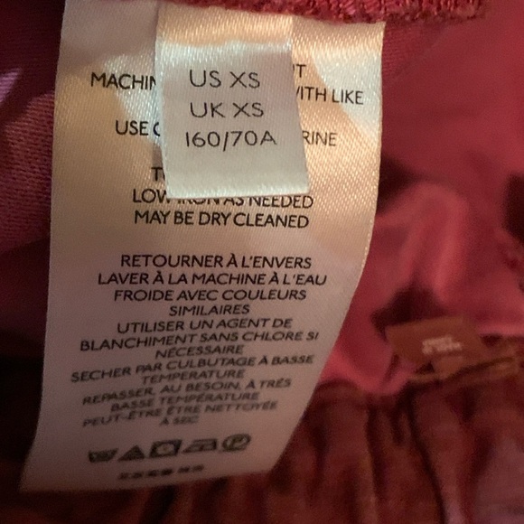 Pilcro Anthropologie trailblazer floral distressed womens pants XS more like M - Picture 7 of 8